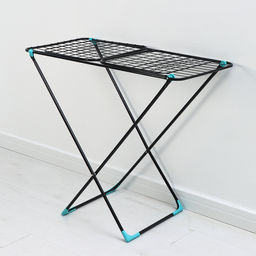 Сушилка для белья напольная, 220×50×90 см, 25 м, чёрная