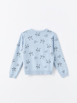 Bisiklet Yaka Desenli Uzun Kollu K?z ?ocuk Triko H?rka - Waikiki фото 2