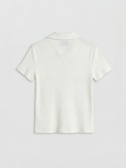 Polo Yaka K?z ?ocuk Fitilli Ti??rt