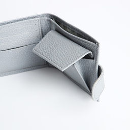 Кошелёк на кнопке, TEXTURA, цвет серый  фото 6