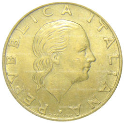 Монета 200 лир 1998 года Италия