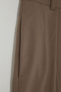 TRENDYOL MAN Limited Edition Bej Wide Leg/Genis Paca Viskoz Kar?s?ml? Kumas Pantolon TMNSS25PL00015 - Trendyolmilla фото 4