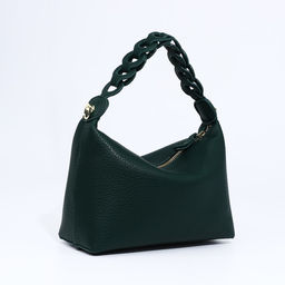 Сумка-багет на молнии, цвет зелёный - Simaland фото 3