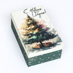 Коробка прямоугольная Елка новогодняя ,27 17 11 см - Simaland фото 5