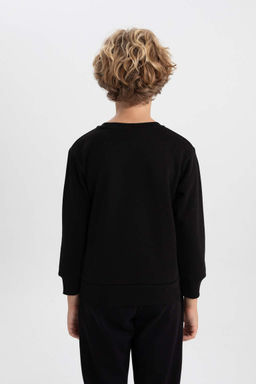 Толстовка с круглым вырезом для мальчиков Marvel Spiderman - Defacto фото 7