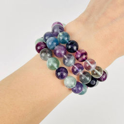 Бусины для украшений из Флюорита (38 бусин) 39 см