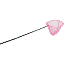 Сачок детский, ручка чёрный горох, 90 см, d=28 см, МИКС