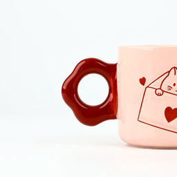 Кружка чайная керамическая Вам письмо, 320 мл, ручная работа