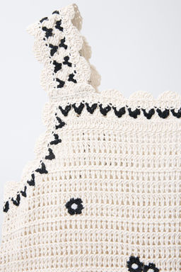 FLORAL KNIT DRESS - Zara фото 3