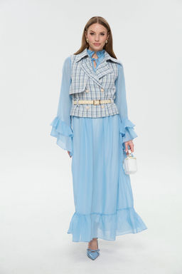 Жилет NIKVA н1026-3 небесно-синий