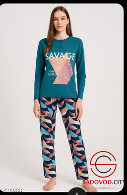 Пижама с начесом женская - Bruno фото 2