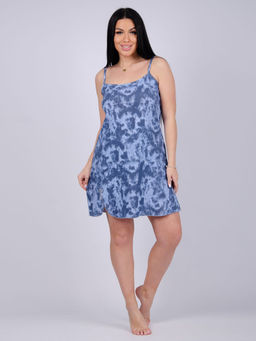 Сорочка "Катюша" джинс, трикотаж