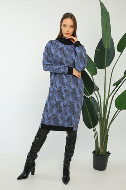 Платье женское 144L3 джинса/набивка - Solo mio фото 2