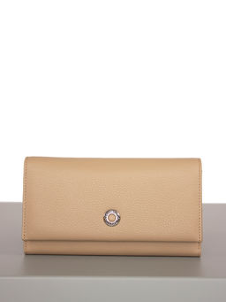 LACCOMA кошелек LA-1098-бежевый натуральная кожа