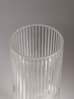 Ваза для цветов «Вигдис», 29.5×12 см, стекло, прозрачная