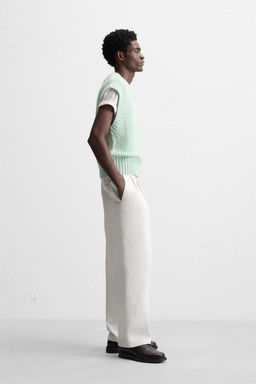 TEXTURED KNIT VEST - Zara фото 4