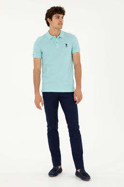 Erkek Slim Fit Lacivert Kanvas / Chino Pantolon