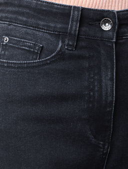 Джинсы Vilatte из эластичного денима чёрный  фото 4