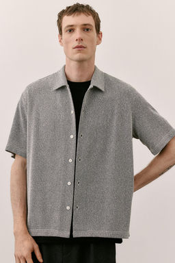 Camisa de manga corta en pique Regular Fit - H&m фото 2