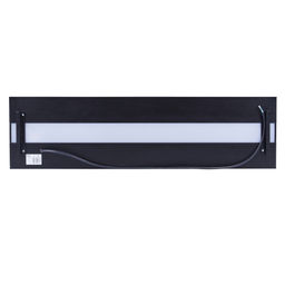 ULO-K16B 2x22W/4000K/L100 5W/3000K IP44 BLACK Светильник линейный светодиодный подвесной с фоновой подсветкой. Белый свет (4000К). Алюминий. Цвет черный. TM Uniel