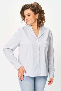 Блуза Svetlana Style 2168 серый/полоска