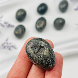 Галтовка из Пирита замещённая агатом - Радуга самоцветов фото 2