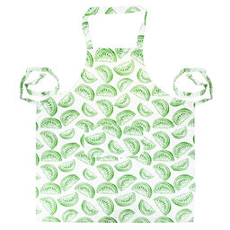 Астурия, белый Фартук Классический 73х84см, с карманом, на завязках, хлопок Премиум 186г/м2, Домашняя мода (Россия)