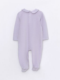 Bebe Yaka Uzun Kollu Kadife K?z Bebek Tulum - Waikiki фото 2