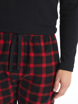 Standart Kal?p Ekose Polar Pijama Alt