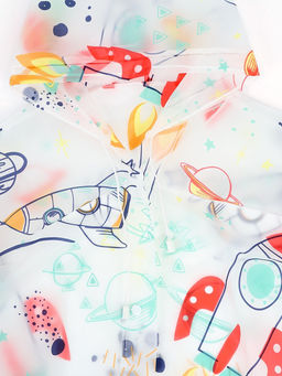 Дождевик детский «Космос», рост 125-155