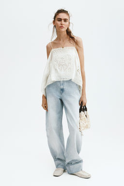 Top de tirantes con bordado ingl?s - H&m фото 2