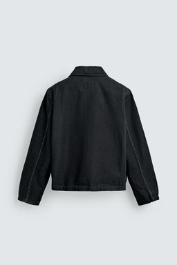 CAZADORA DENIM PESPUNTES CONTRASTE / ?ndigo - Zara фото 9