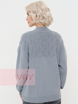 Джемпер женский 5232-41320. 0174 стальной