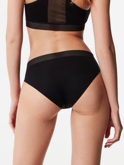 CONTE Бесшовные трусы бикини из хлопка YOGA STYLE LB 1315 black - Conte elegant фото 3