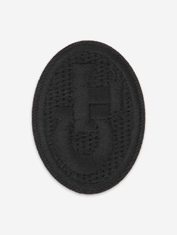 Термоаппликация CLT, 4.6×3.3 см, 10 шт., чёрная