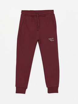 Beli Lastikli Bask?l? Erkek ?ocuk Jogger E?ofman Alt?
