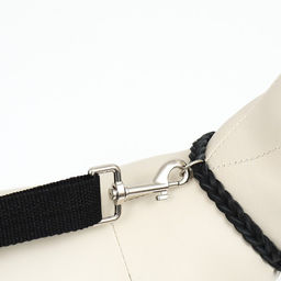 Поводок с универсальной ручкой-креплением, ширина 2,5 см, чёрный - Пижон фото 7