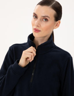 Lacivert Oversize Polar Sweatshirt - Pierre cardin фото 2