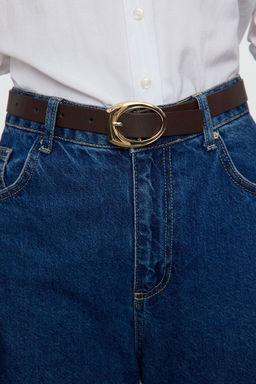 Trendyolmilla Siyah-Kahverengi Tokal? 2li Paket Deri Gorunumlu TWOAW25KE00004  фото 3