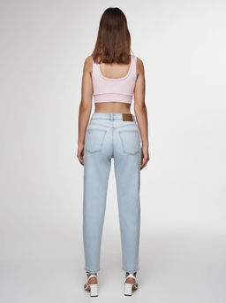 CONTE CON-620 Джинсы mom fit с высокой посадкой light blue