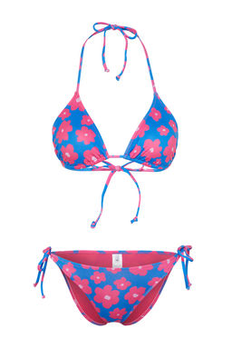 TRENDYOLMILLA Batik Desenli Ucgen Baglamal? Bikini Tak?m? TBESS23BT00005  фото 30