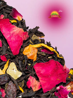 Черный ароматизированный чай GRUNBERG LITE  Царица Нефертити   фото 9