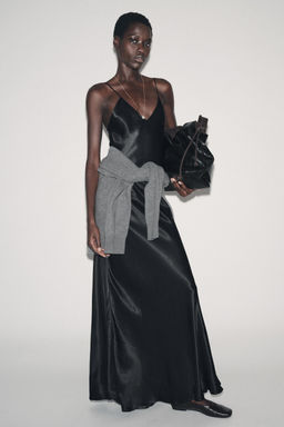 ZW COLLECTION LACE-TRIMMED DRESS - Zara фото 2