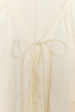 RUFFLED LACE BLOUSE - Zara фото 7