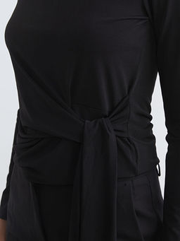 Bisiklet Yaka Ba?lama Detayl? Kad?n Body