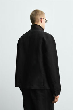 COTTON-LINEN SUIT BLAZER - Zara фото 3