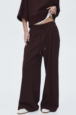 Pantal?n con cord?n de ajuste y pliegue decorativo - H&m фото 8