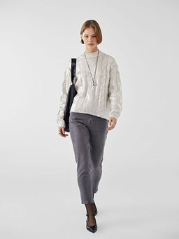 Mom Fit Kad?n Jean Pantolon
