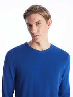 Bisiklet Yaka Erkek Triko Kazak