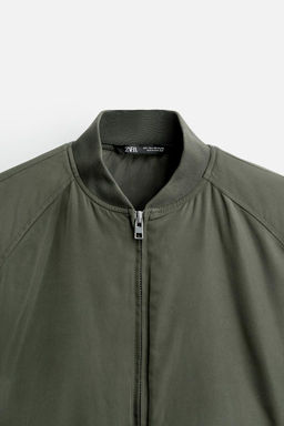 QUILTED BOMBER JACKET - Zara фото 9